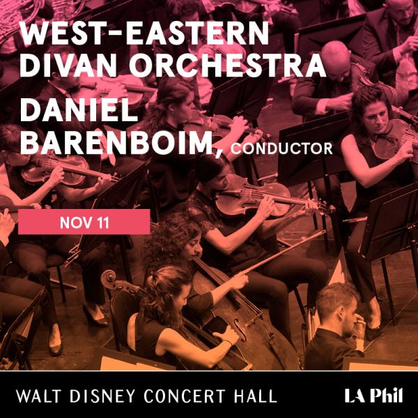 West-Eastern Divan Orchestra at Walt Disney Concert Hall on Sun, Nov