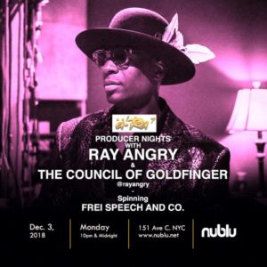 Producer Mondays with Ray Angry and The Council of Goldfinger