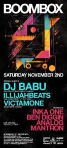 BOOMBOX with DJ BABU + ILLIJAHBEATS + VICTAMONE