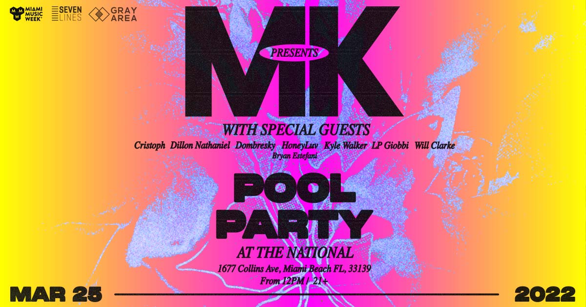 Epic Pool Parties announce events for Miami Music Week 2022 series