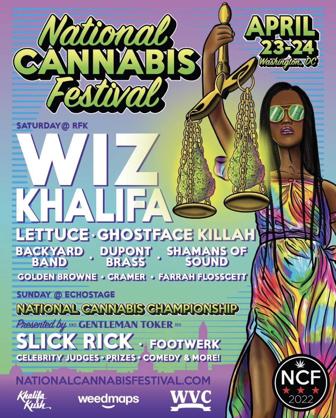 National Cannabis Festival 2022 at RFK Stadium Festival Grounds on Sat