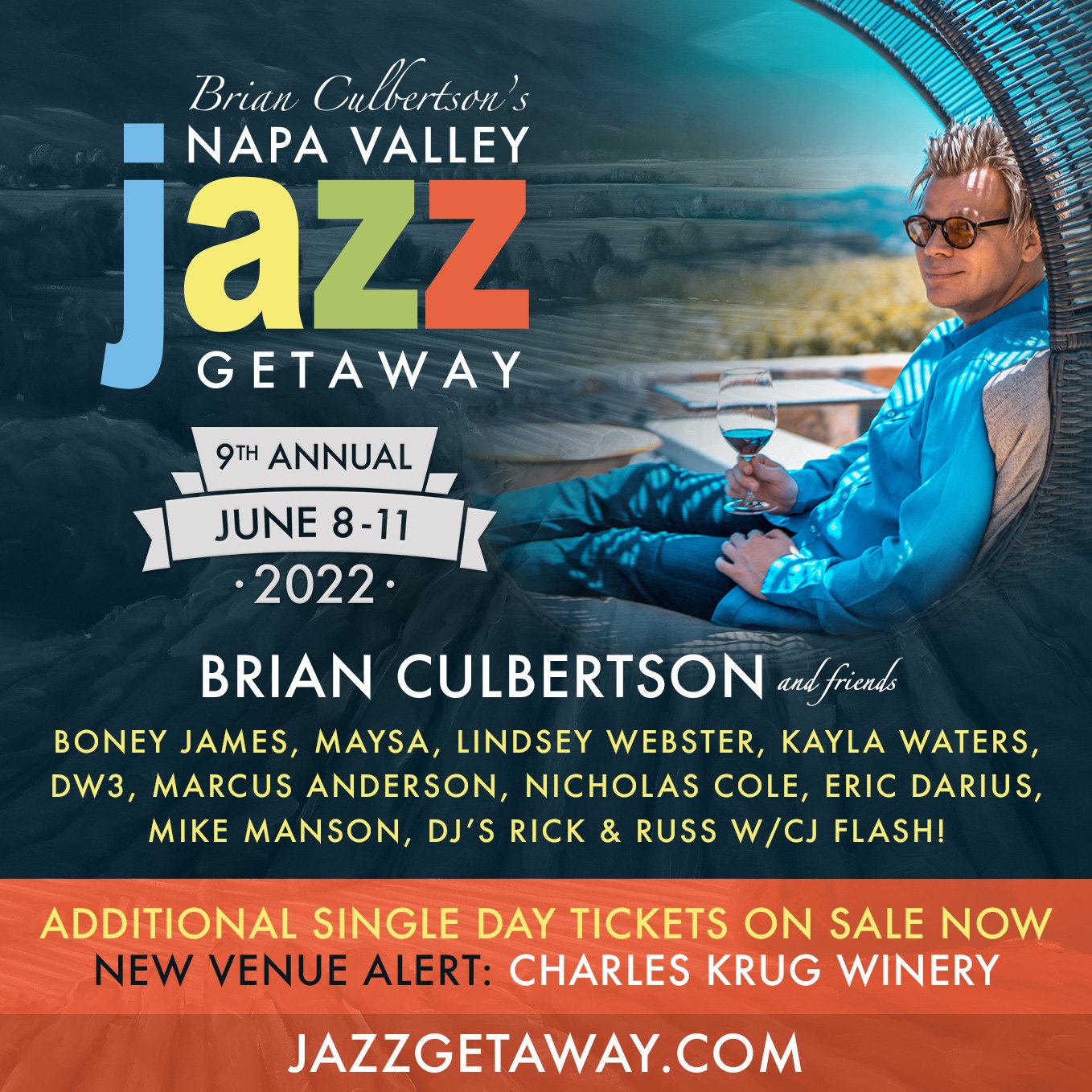Napa Valley Jazz Getaway at The Lincoln Theater at the Napa Valley