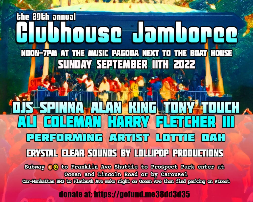 29th Annual Clubhouse Jamboree at Prospect Park on Sun, Sep 11th, 2022