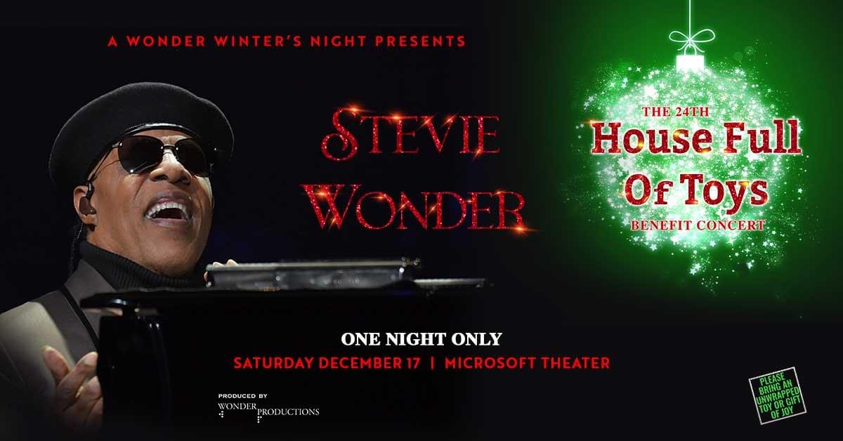 Stevie Wonder’s 24th Annual House Full of Toys Benefit Concert at