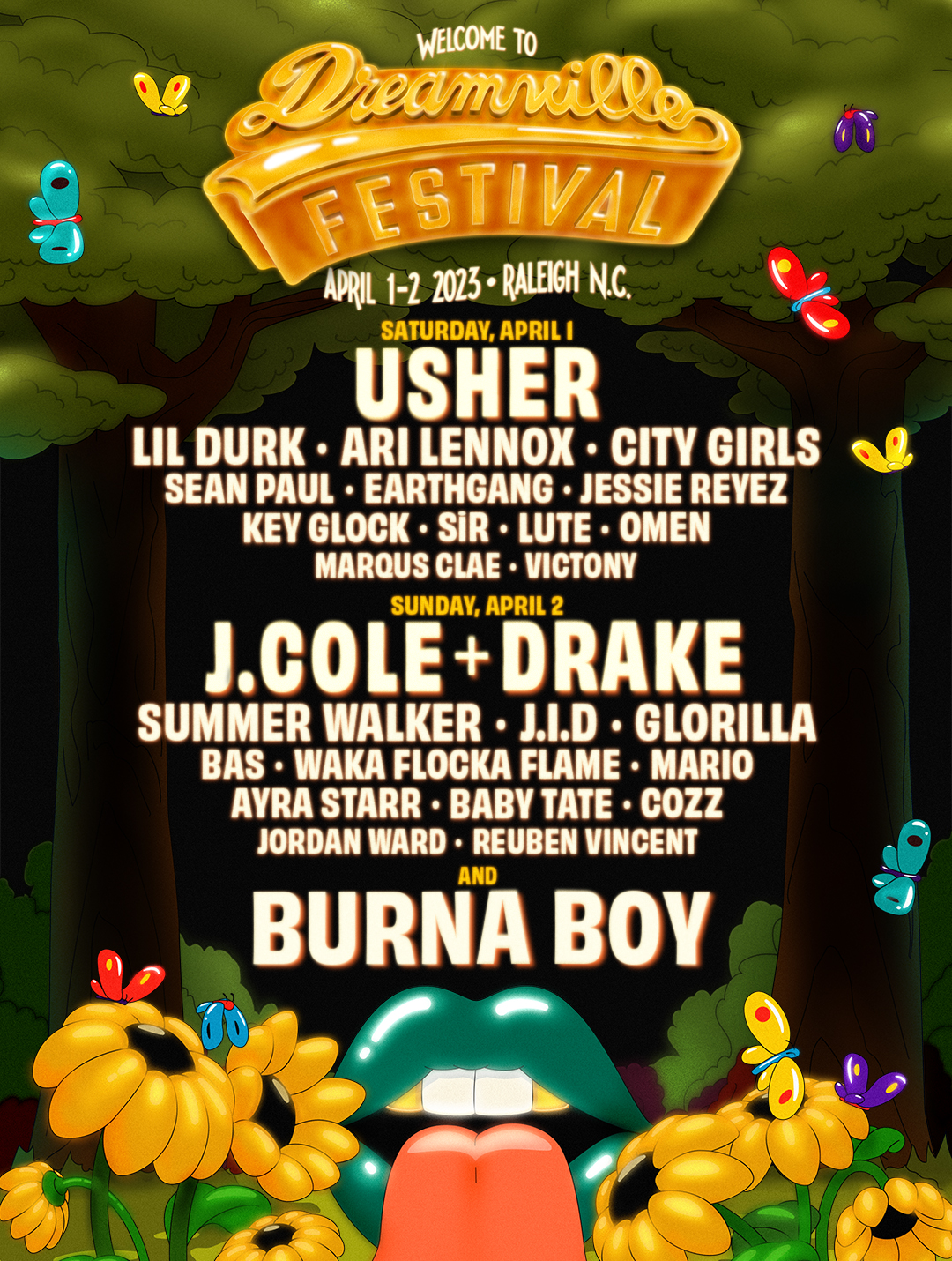 Dreamville Festival 2024 Lineup Release Date Abby Winona