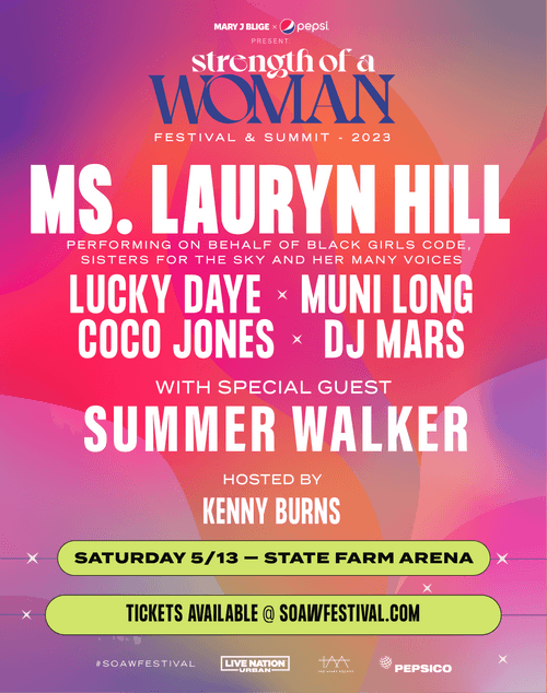 Mary J. Blige Strength of a Woman Ms Lauryn Hill Performing on Behalf