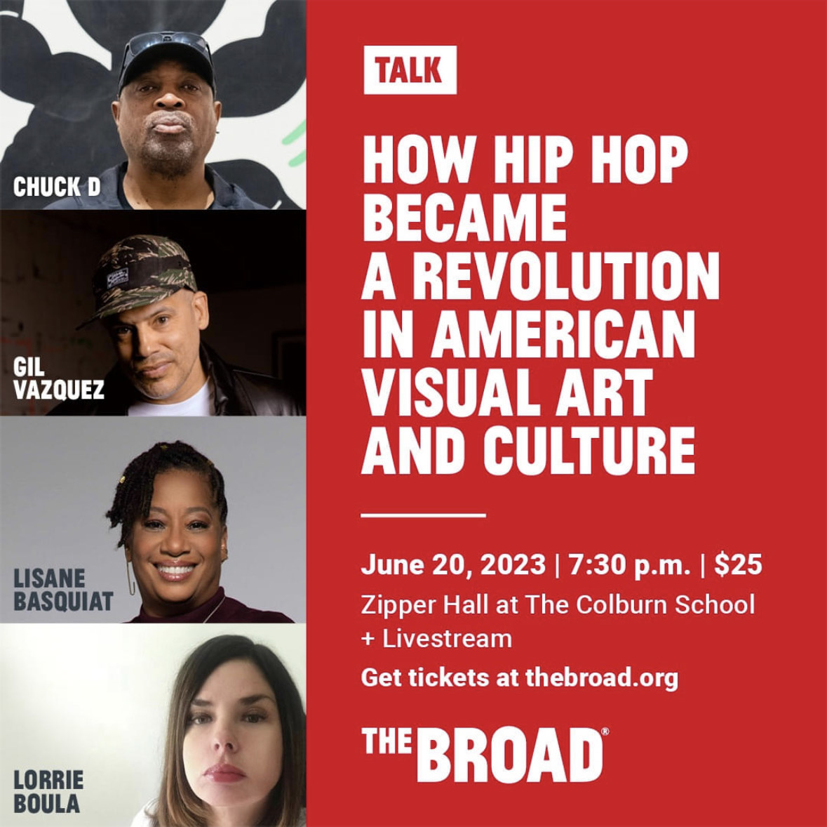 How Hip Hop Became a Revolution in American Visual Art and Culture at  Zipper Concert Hall on Tue, Jun 20th, 2023 - 7:30 pm