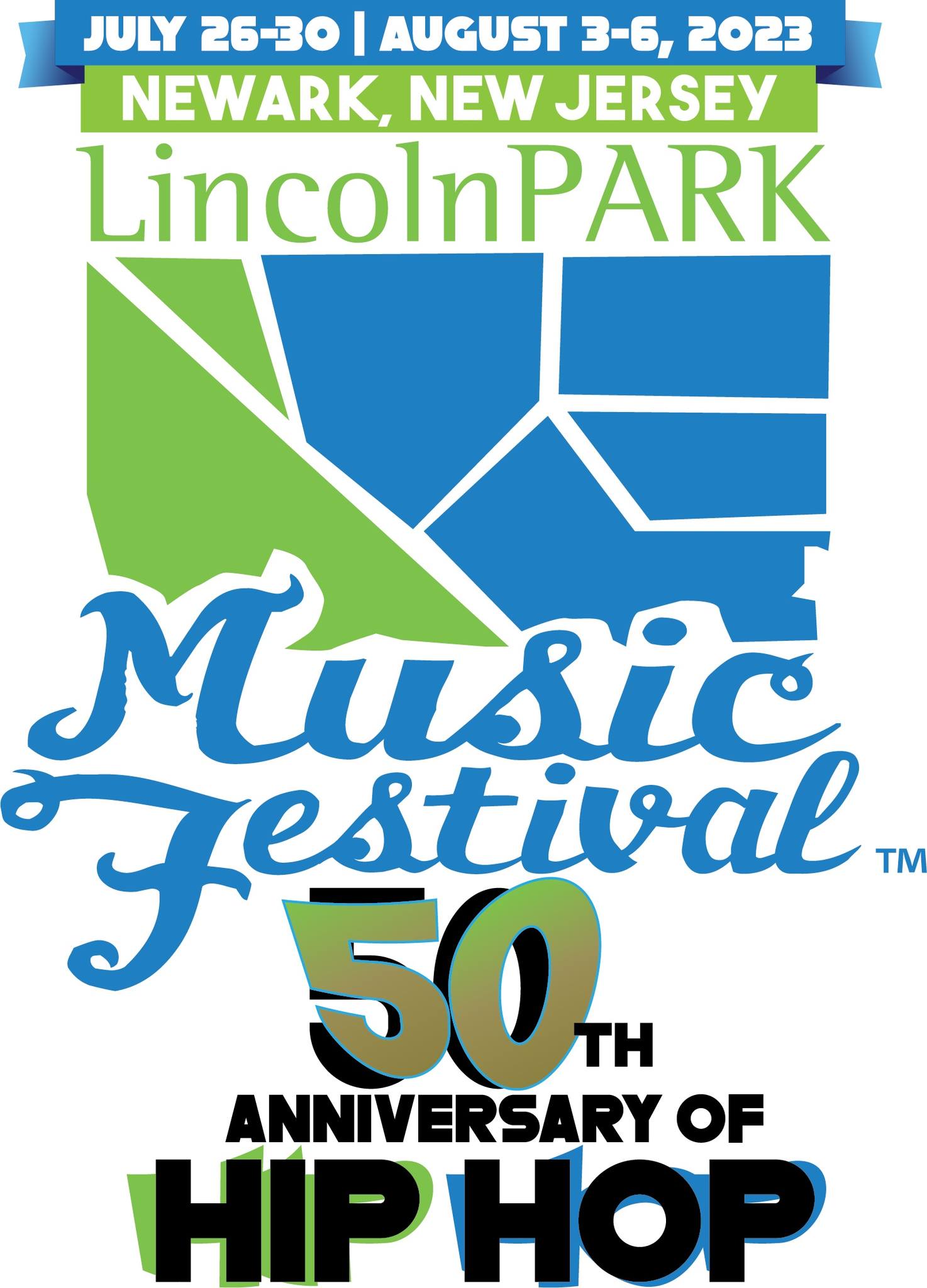 Lincoln Park Music Festival 2023 50th Anniversary of HipHop August