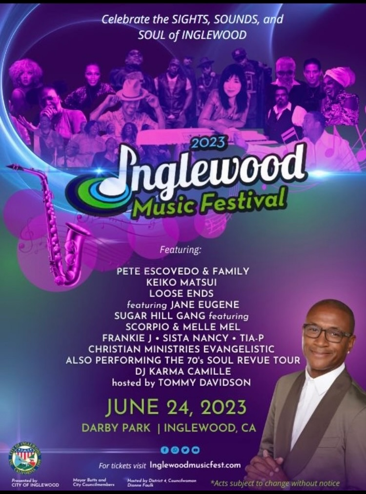 Inglewood Music Festival at Darby Park on Sat, Jun 24th, 2023 1000 am