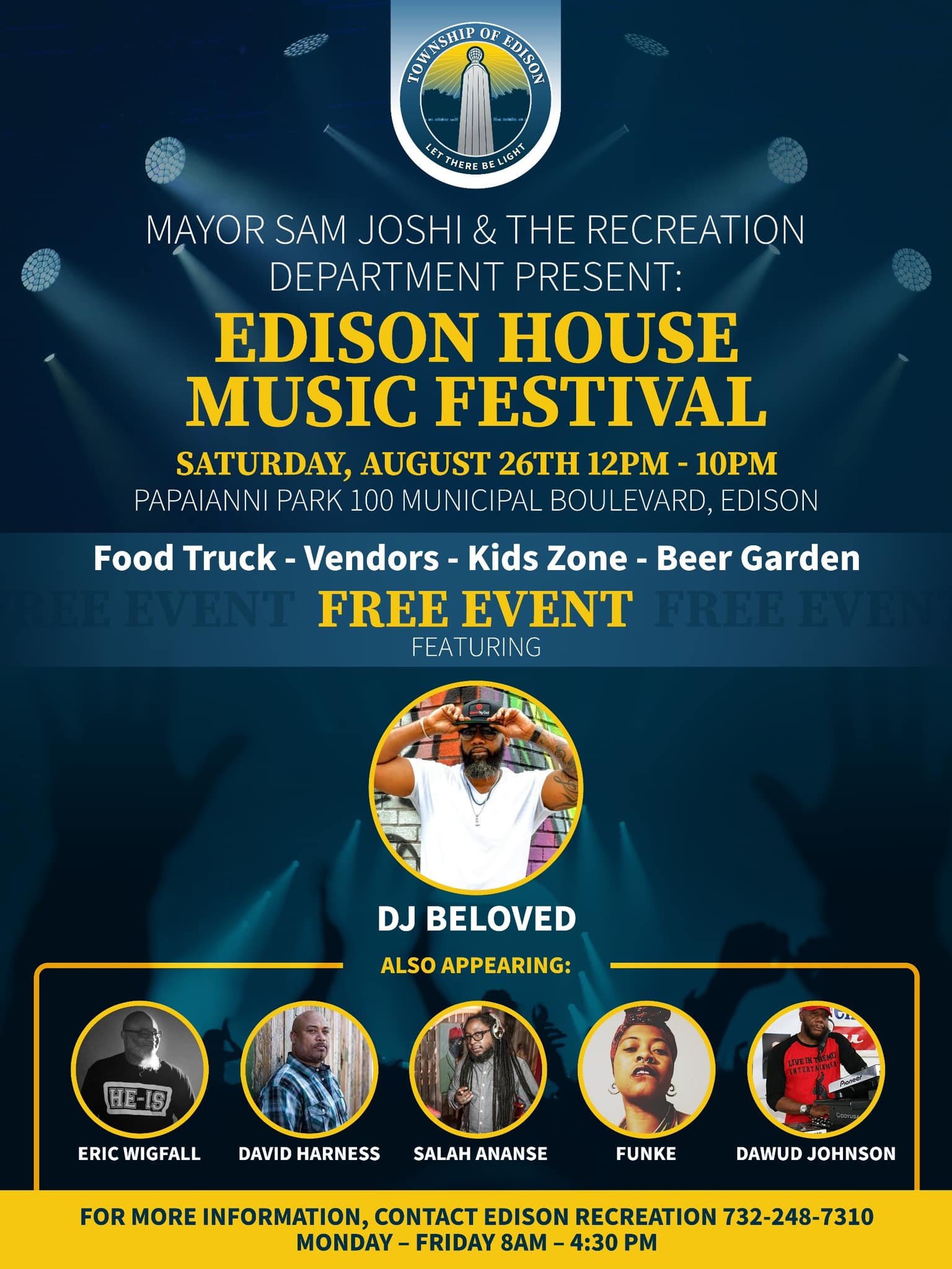 Edison House Music Festival at Papaianni Park on Sat, Aug 26th, 2023