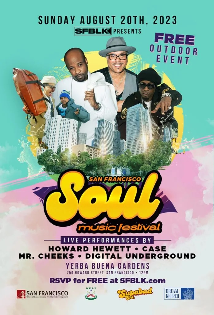 SF Soul Music Festival at Yerba Buena Gardens on Sun, Aug 20th, 2023