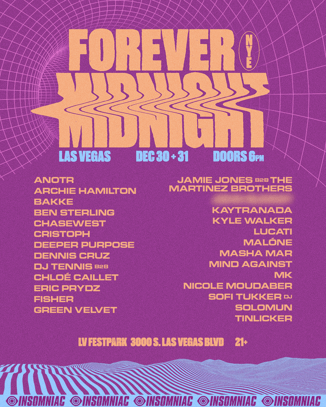 Forever Midnight Las Vegas at Resorts World Las Vegas on Sat, Dec 30th