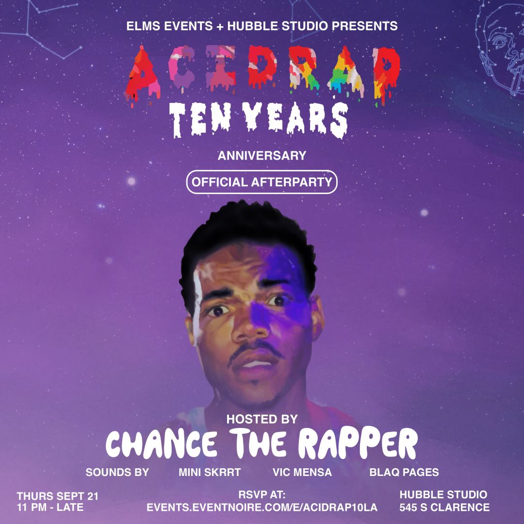 acid rap 10th anniversary tour
