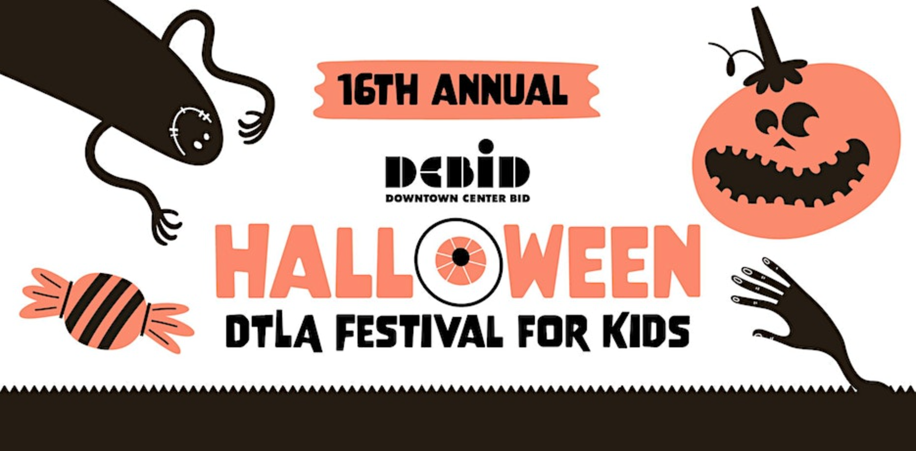 DCBID’s 16th Annual DTLA Halloween Festival for Kids at Grand Hope Park