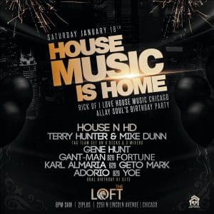 House Music is Home. Terry Hunter and Mike Dunn Tag Team Set on 6 Decks.