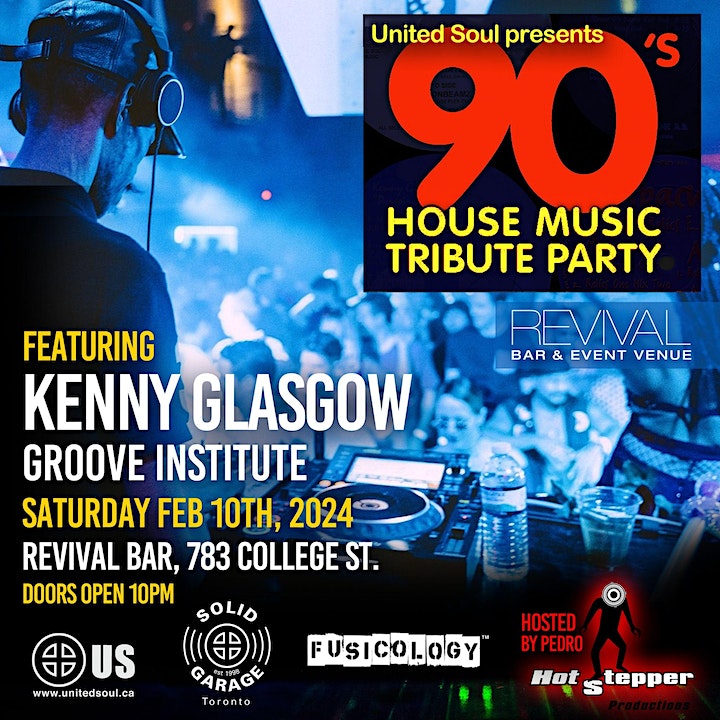 90’s House Music Tribute Party w/ Kenny Glasgow at Revival Event Venue ...