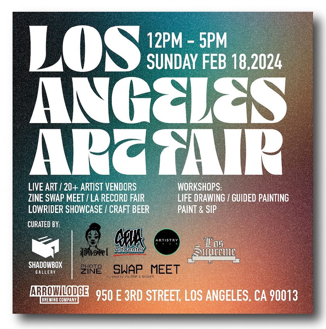 Los Angeles Art Fair at Arrow Lodge Brewing on Sun, Feb 18th, 2024 12