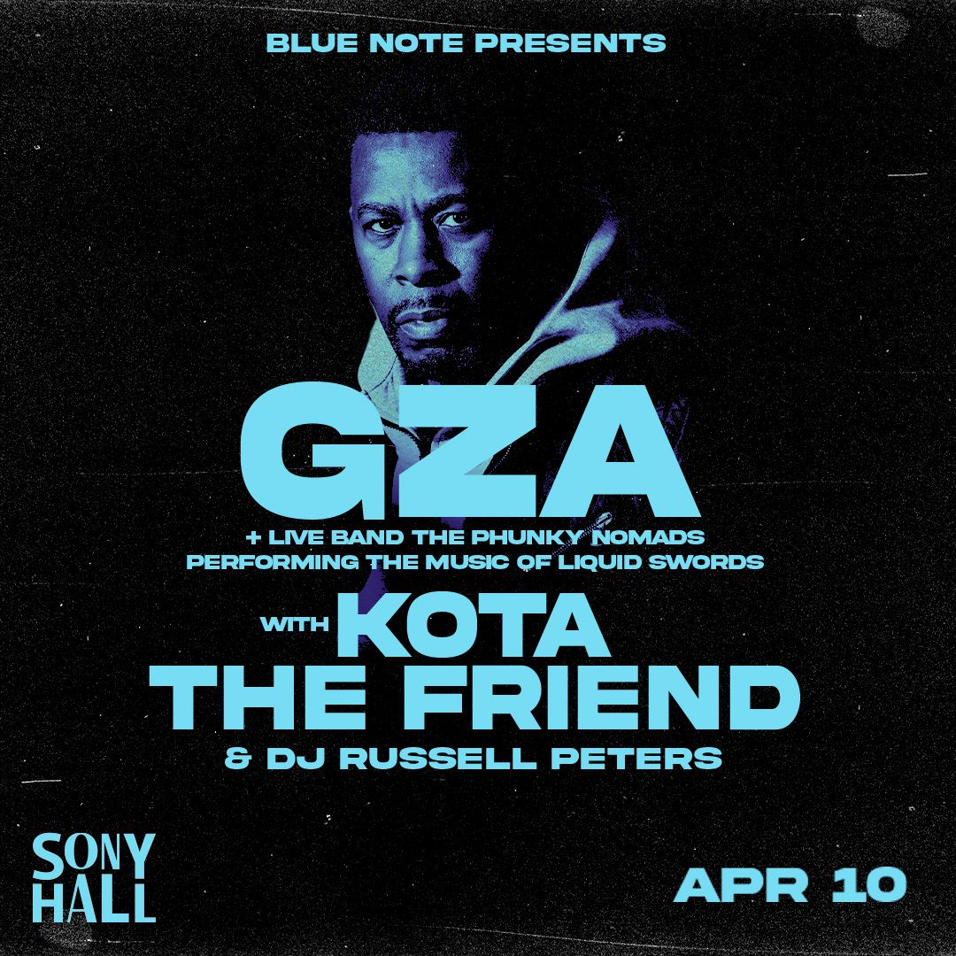 GZA with Kota The Friend & DJ Russell Peters + Live Band The 