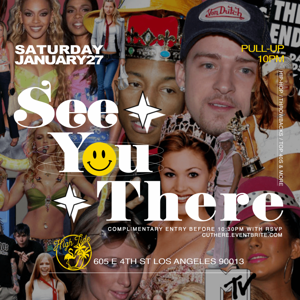 2000s Hip-Hop + R&B Dance Party In DTLA: See You There At High Tide On ...