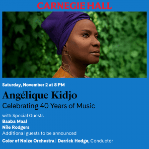 Angélique Kidjo, Nile Rodgers, Baaba Maal, Color of Noize Orchestra, Derrick Hodge, and more