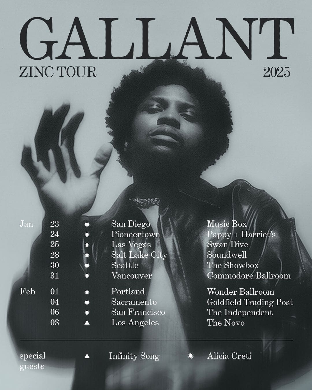 Gallant – ZINC Tour