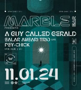 Marble Bar pres: A Guy Called Gerald with Salar Ansari Trio and Psy-Chick