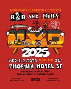 R&B and RIBS NYD 2025: A Day Party w/ Good Food and Dope DJs