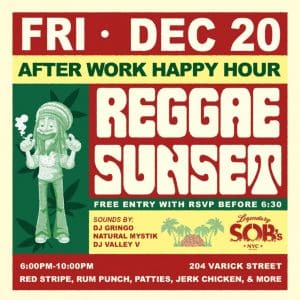 Reggae Sunset: After Work Happy Hour