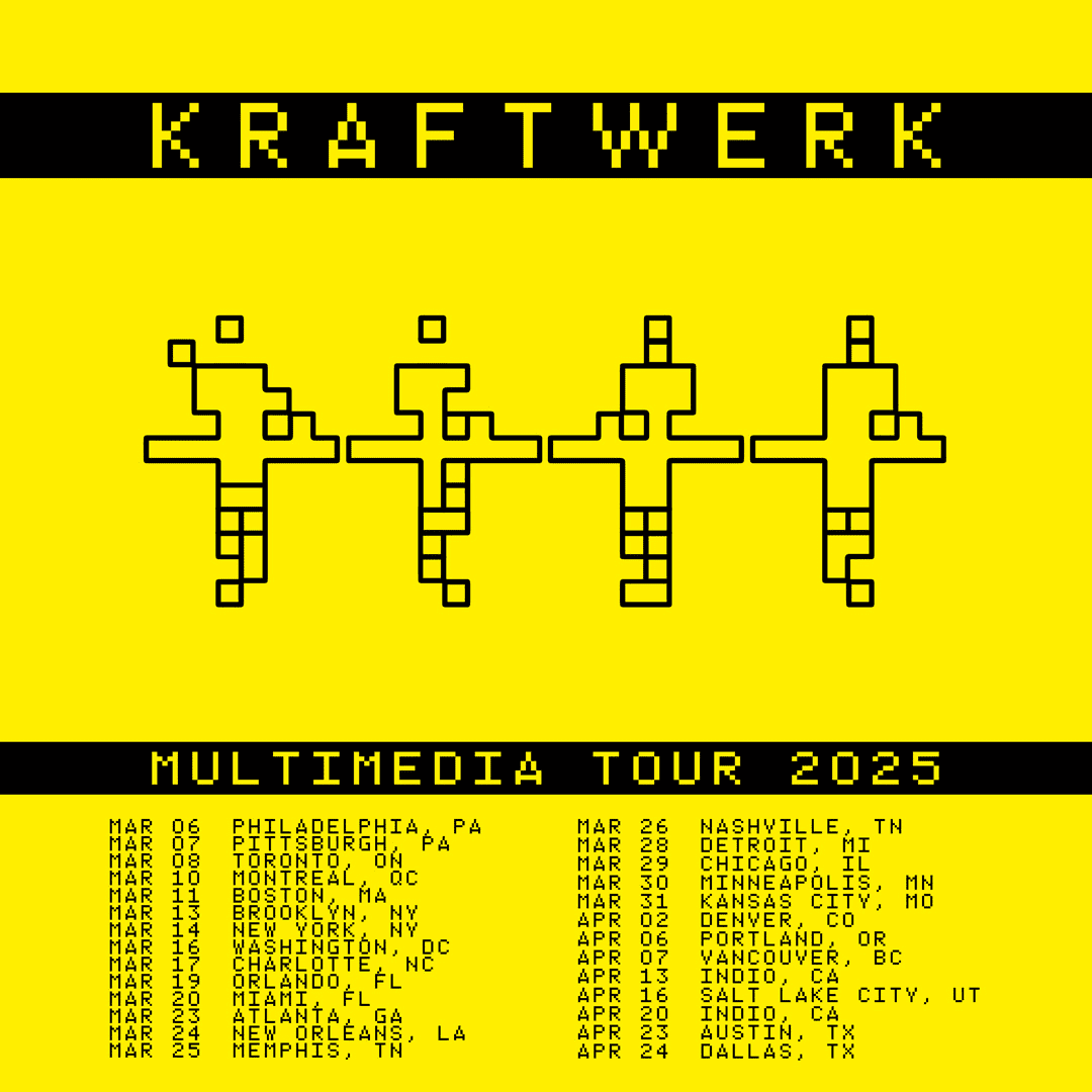 Kraftwerk: Multimedia Tour 2025 – 50 Years of Autobahn